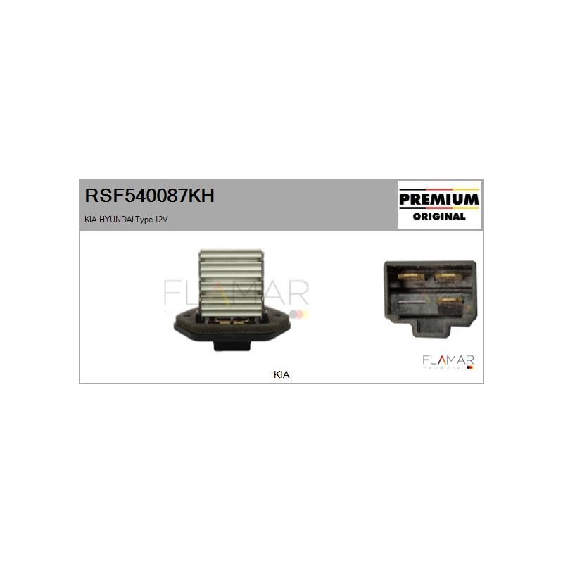 FLAMAR RSF540087KH Resitencia, ventilador habitáculo - 1