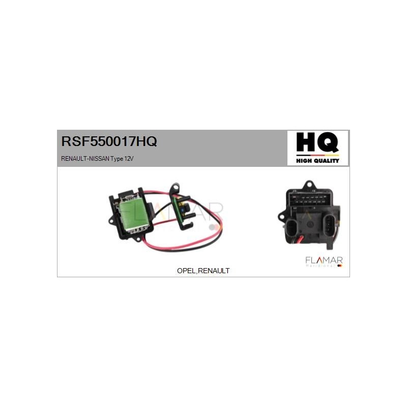 FLAMAR RSF550017HQ Resitencia, ventilador habitáculo - 1
