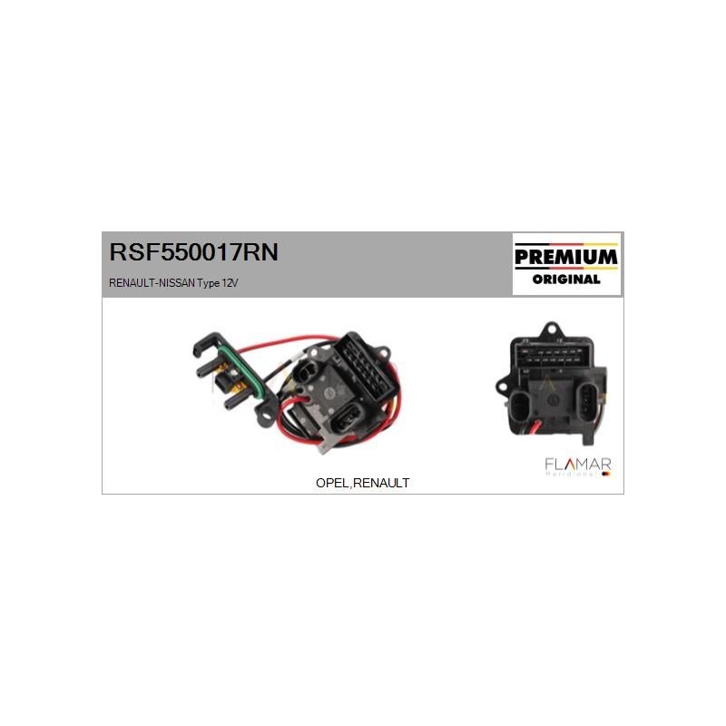 FLAMAR RSF550017RN Resitencia, ventilador habitáculo - 1