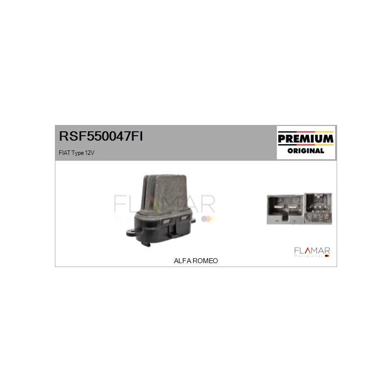 FLAMAR RSF550047FI Resitencia, ventilador habitáculo - 1