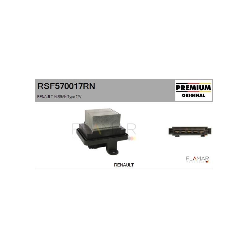 FLAMAR RSF570017RN Resitencia, ventilador habitáculo - 1