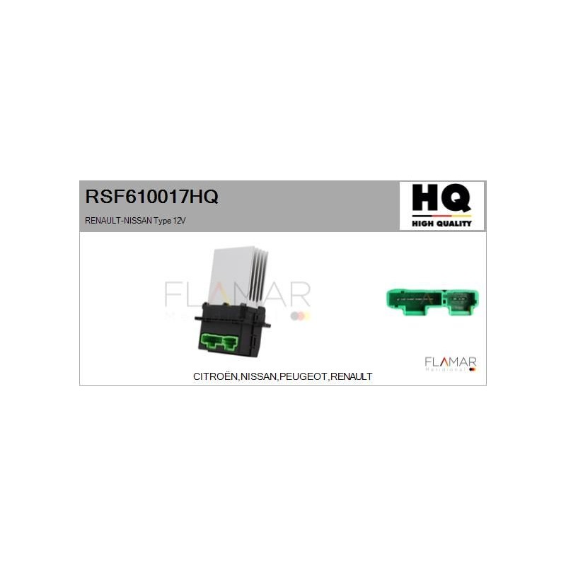 FLAMAR RSF610017HQ Resitencia, ventilador habitáculo - 1