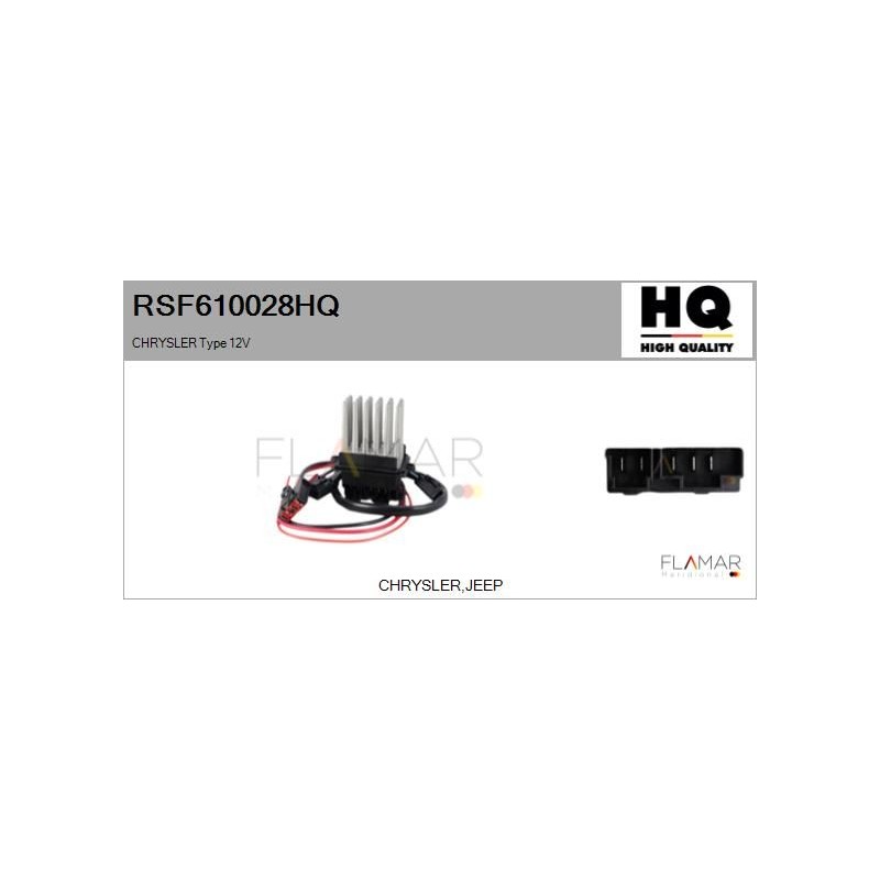FLAMAR RSF610028HQ Resitencia, ventilador habitáculo - 1