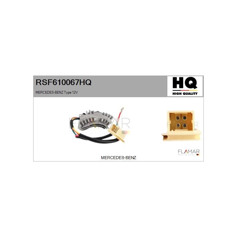 FLAMAR RSF610067HQ Resitencia, ventilador habitáculo - 1