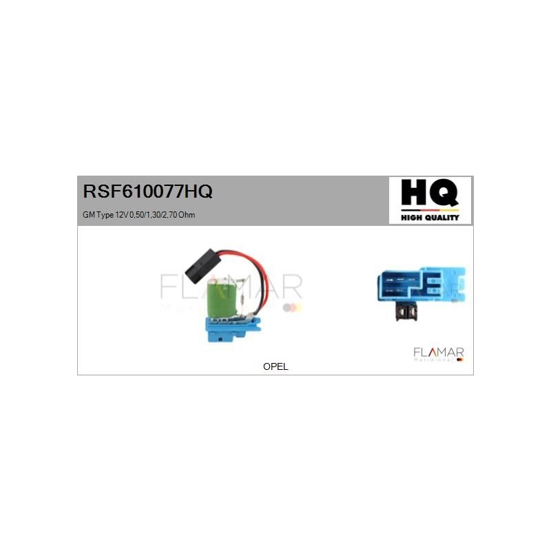 FLAMAR RSF610077HQ Resitencia, ventilador habitáculo - 1