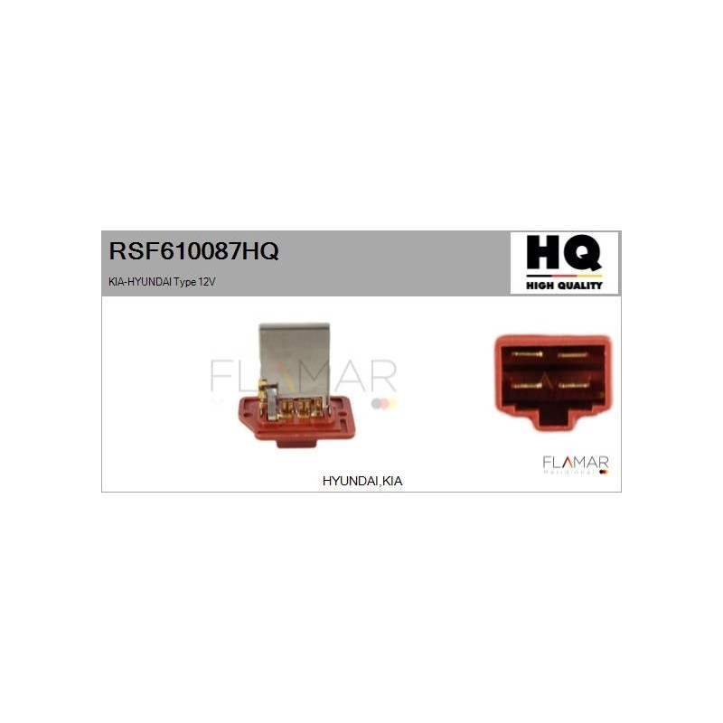 FLAMAR RSF610087HQ Resitencia, ventilador habitáculo - 1