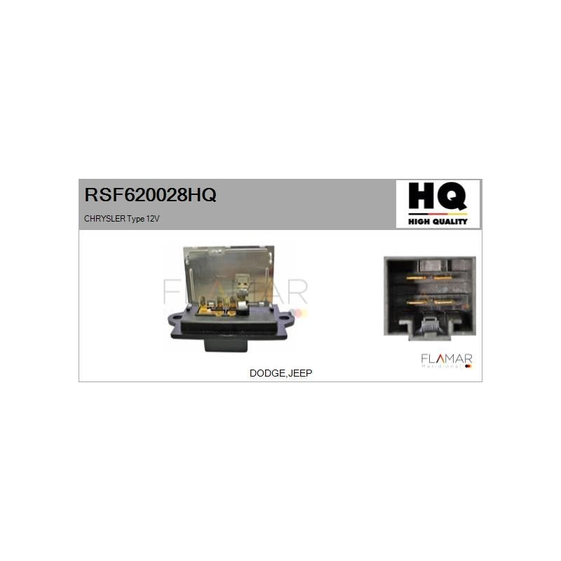 FLAMAR RSF620028HQ Resitencia, ventilador habitáculo - 1