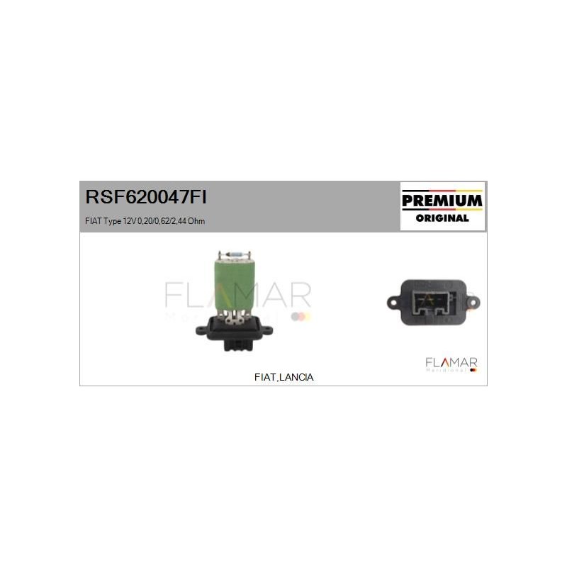 FLAMAR RSF620047FI Resitencia, ventilador habitáculo - 1