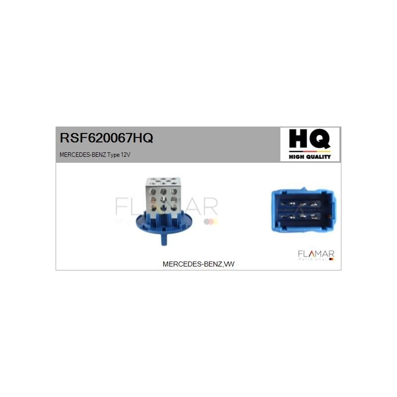 FLAMAR RSF620067HQ Resitencia, ventilador habitáculo - 1