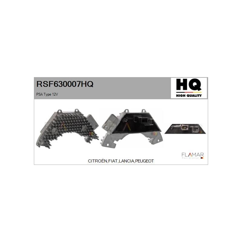 FLAMAR RSF630007HQ Resitencia, ventilador habitáculo - 1
