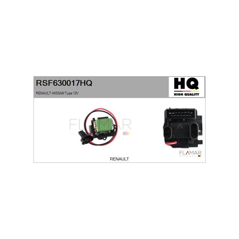 FLAMAR RSF630017HQ Resitencia, ventilador habitáculo - 1