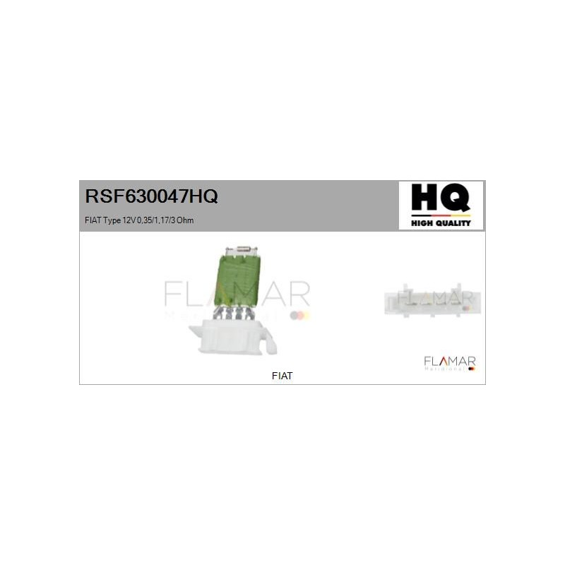 FLAMAR RSF630047HQ Resitencia, ventilador habitáculo - 1