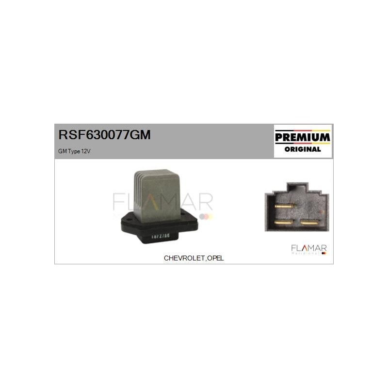 FLAMAR RSF630077GM Resitencia, ventilador habitáculo - 1