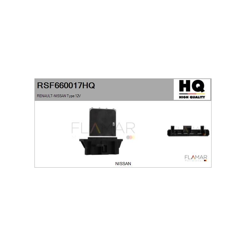 FLAMAR RSF660017HQ Resitencia, ventilador habitáculo - 1