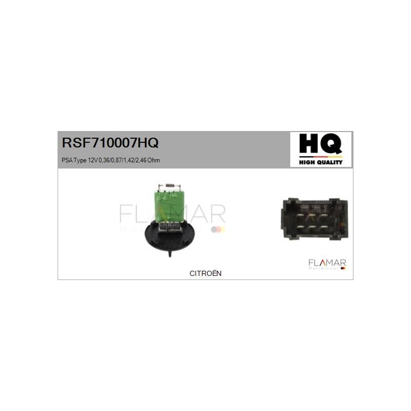 FLAMAR RSF710007HQ Resitencia, ventilador habitáculo - 1