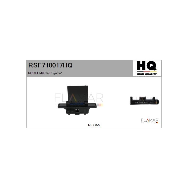 FLAMAR RSF710017HQ Resitencia, ventilador habitáculo - 1