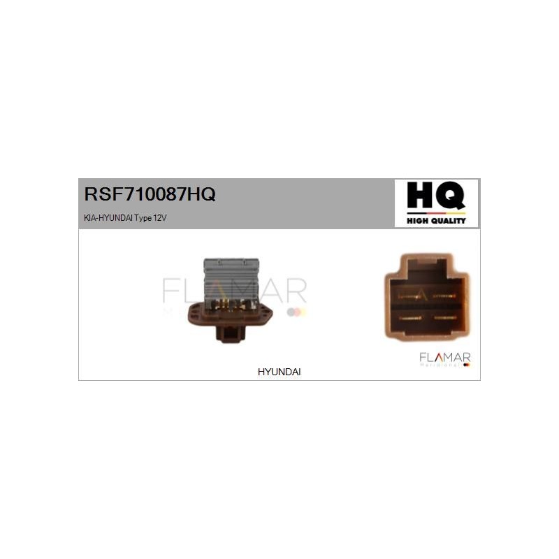 FLAMAR RSF710087HQ Resitencia, ventilador habitáculo - 1