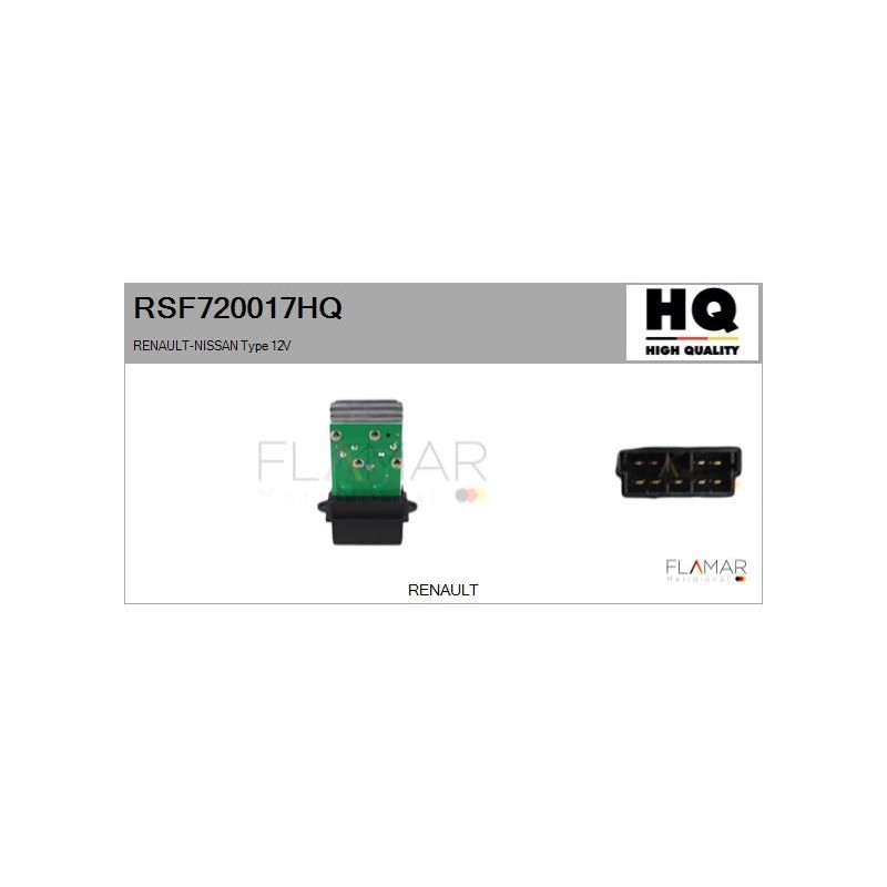 FLAMAR RSF720017HQ Resitencia, ventilador habitáculo - 1