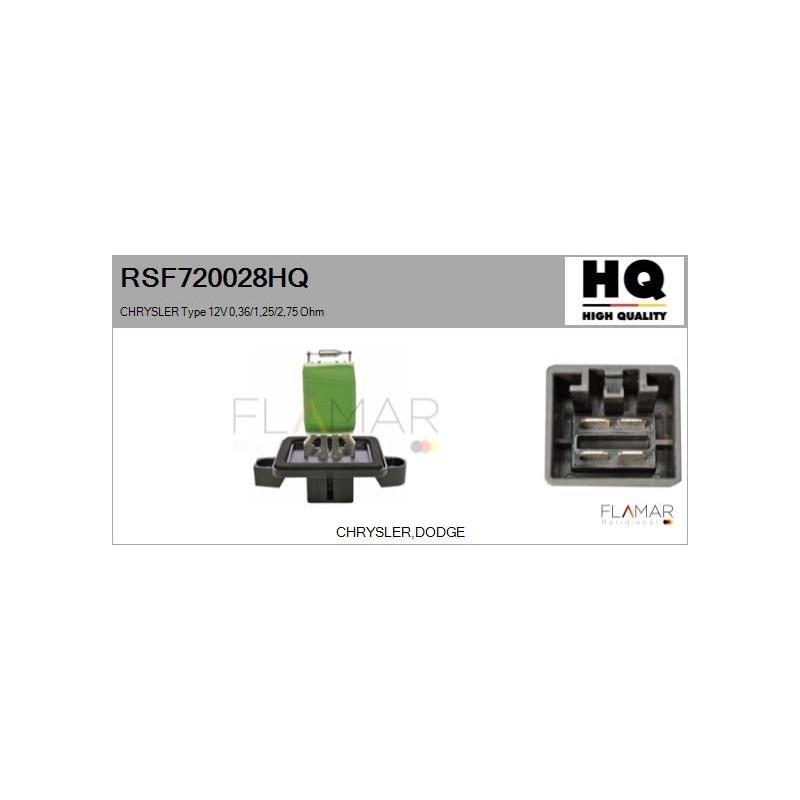 FLAMAR RSF720028HQ Resitencia, ventilador habitáculo - 1