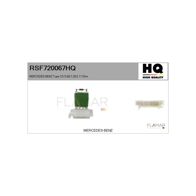 FLAMAR RSF720067HQ Resitencia, ventilador habitáculo - 1