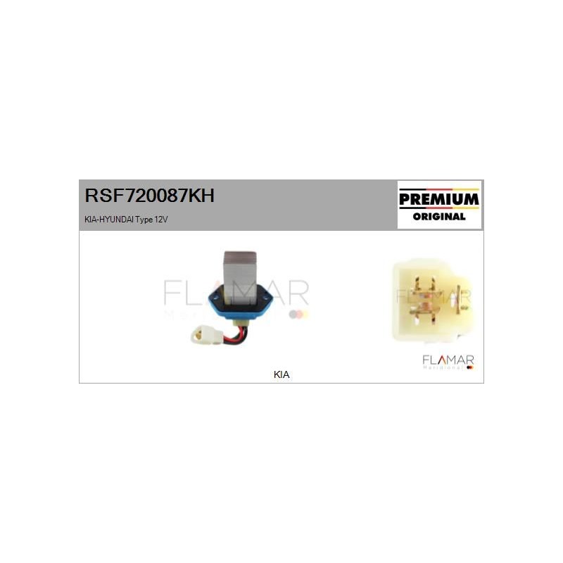 FLAMAR RSF720087KH Resitencia, ventilador habitáculo - 1