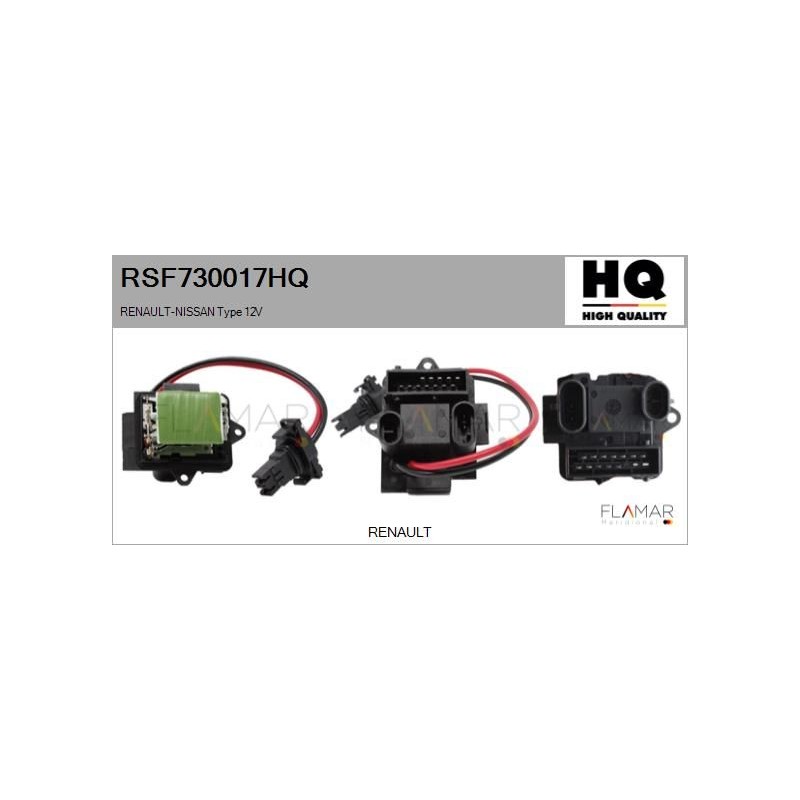 FLAMAR RSF730017HQ Resitencia, ventilador habitáculo - 1