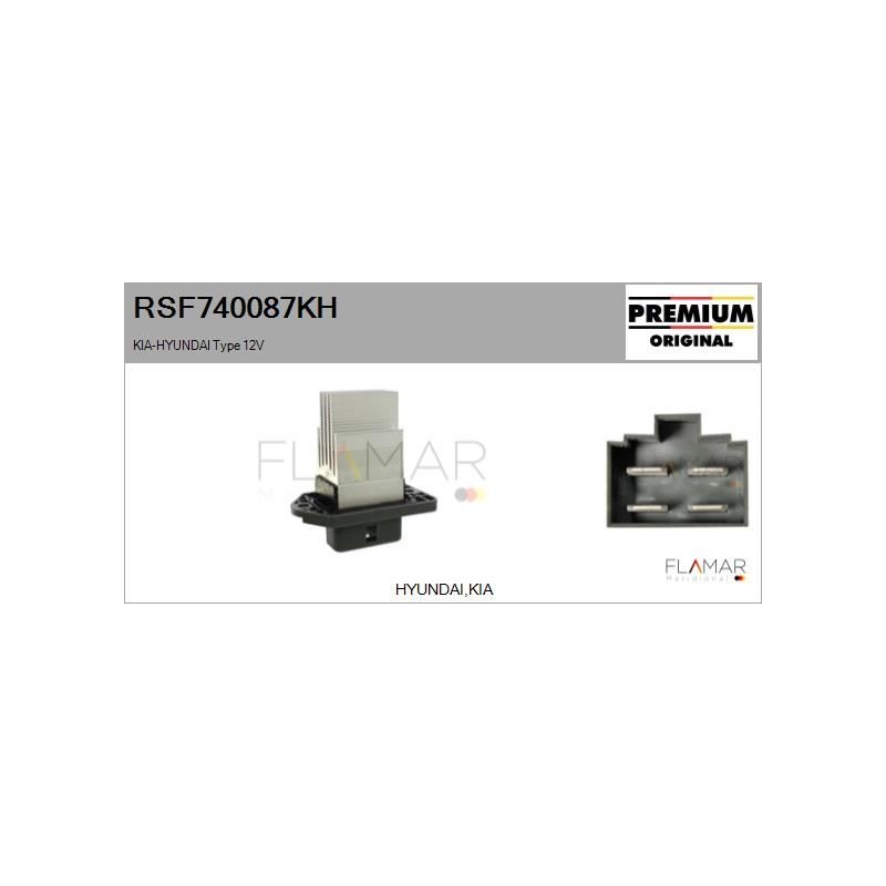 FLAMAR RSF740087KH Resitencia, ventilador habitáculo - 1