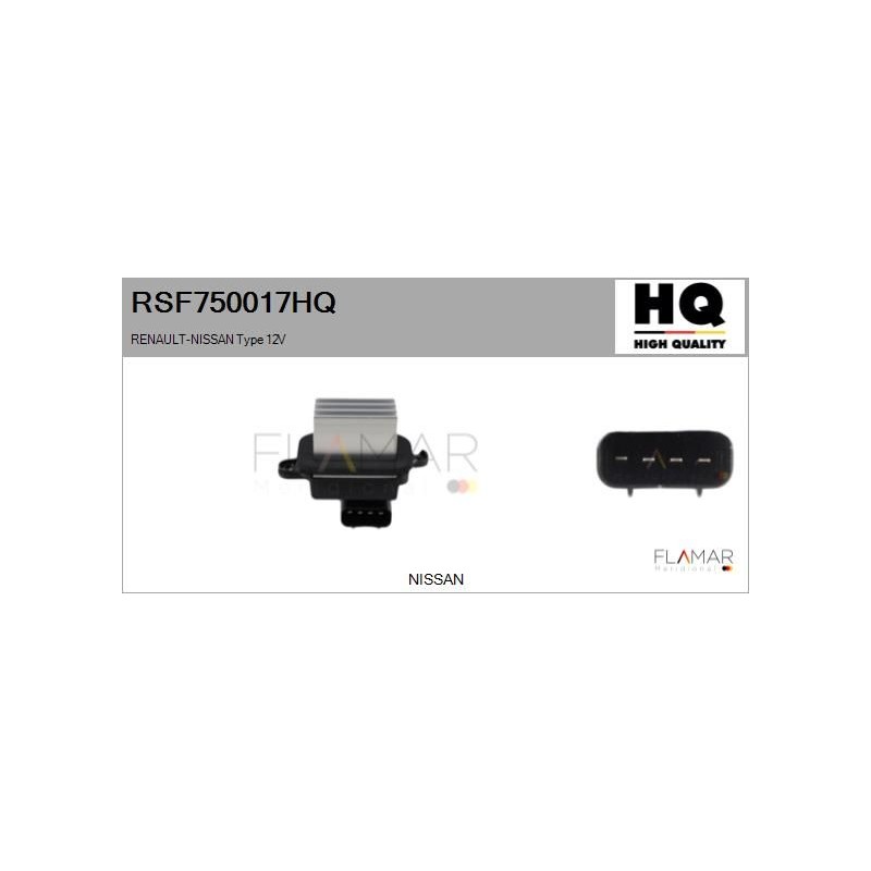 FLAMAR RSF750017HQ Resitencia, ventilador habitáculo - 1
