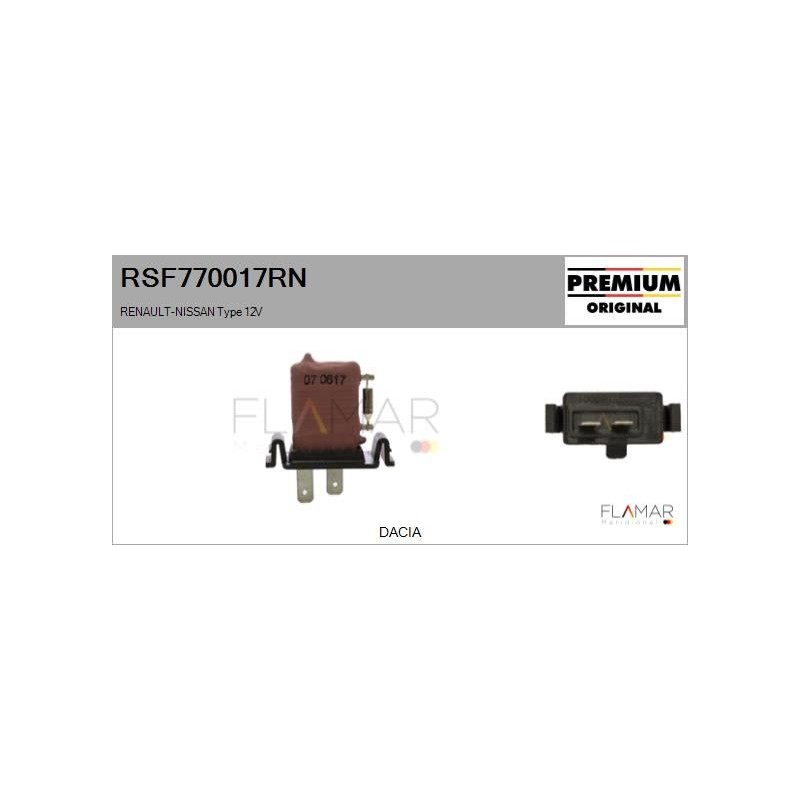 FLAMAR RSF770017RN Resitencia, ventilador habitáculo - 1