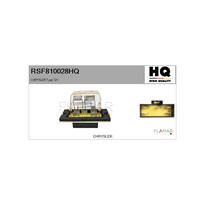 FLAMAR RSF810028HQ Resitencia, ventilador habitáculo - 1