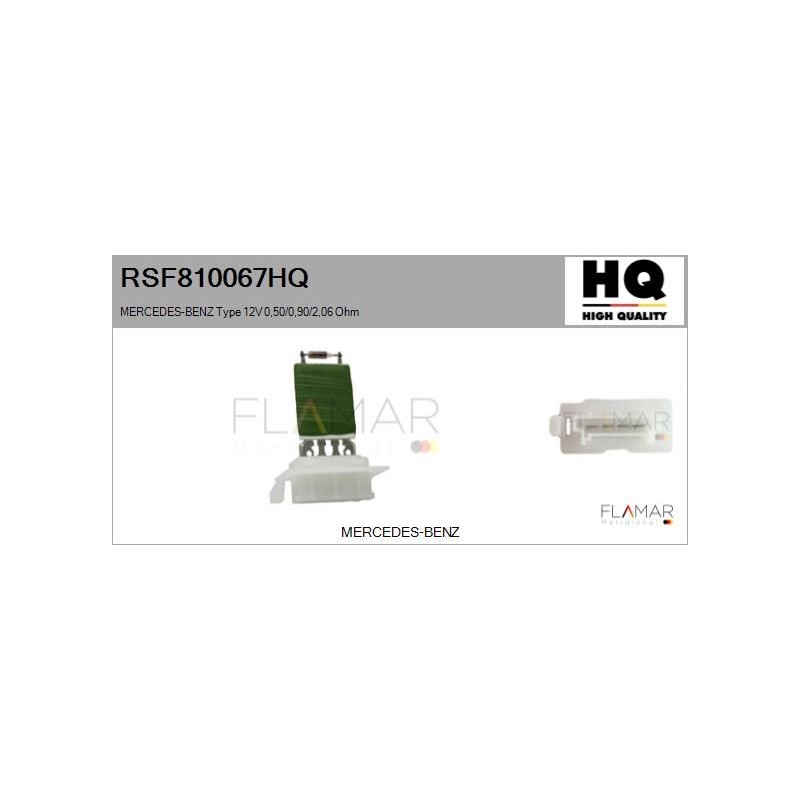 FLAMAR RSF810067HQ Resitencia, ventilador habitáculo - 1