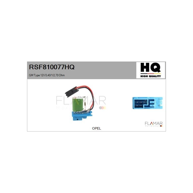 FLAMAR RSF810077HQ Resitencia, ventilador habitáculo - 1