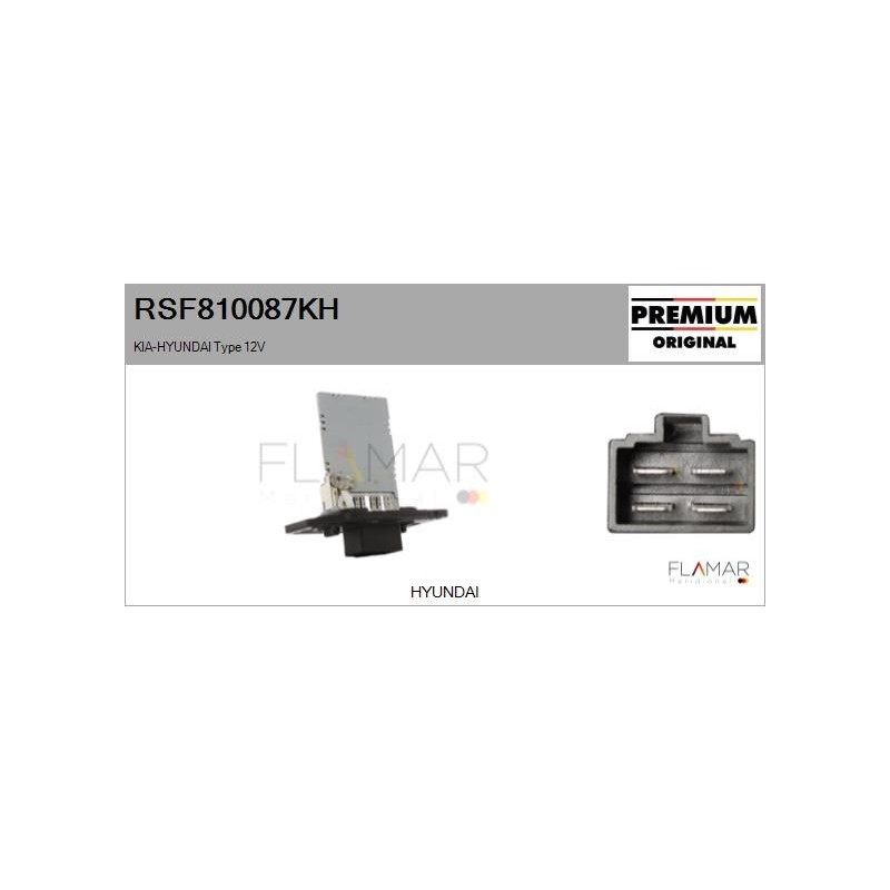 FLAMAR RSF810087KH Resitencia, ventilador habitáculo - 1