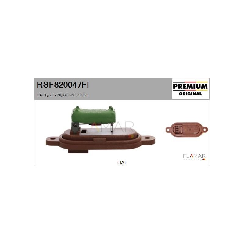 FLAMAR RSF820047FI Resitencia, ventilador habitáculo - 1