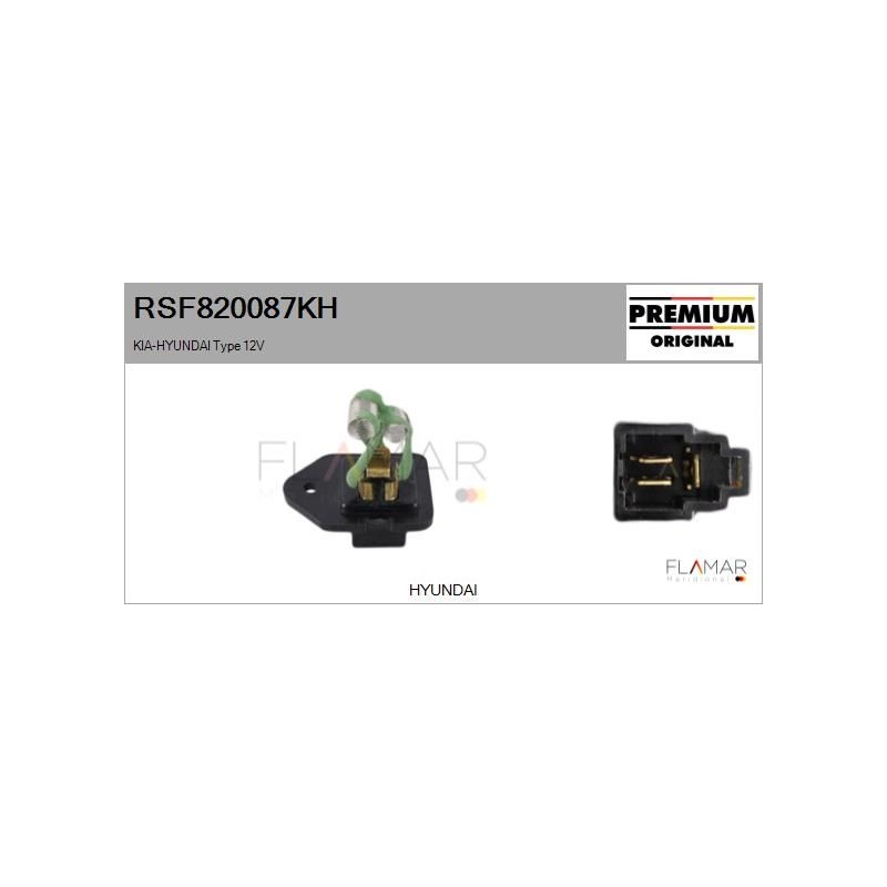 FLAMAR RSF820087KH Resitencia, ventilador habitáculo - 1