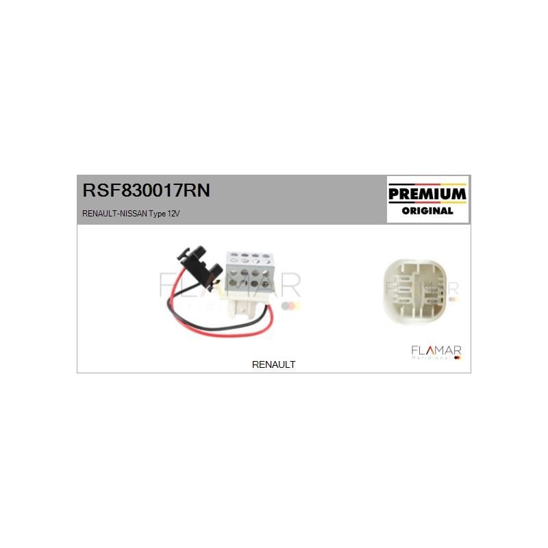 FLAMAR RSF830017RN Resitencia, ventilador habitáculo - 1