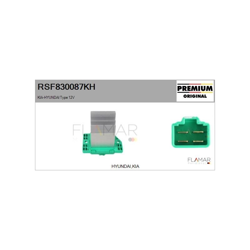 FLAMAR RSF830087KH Resitencia, ventilador habitáculo - 1