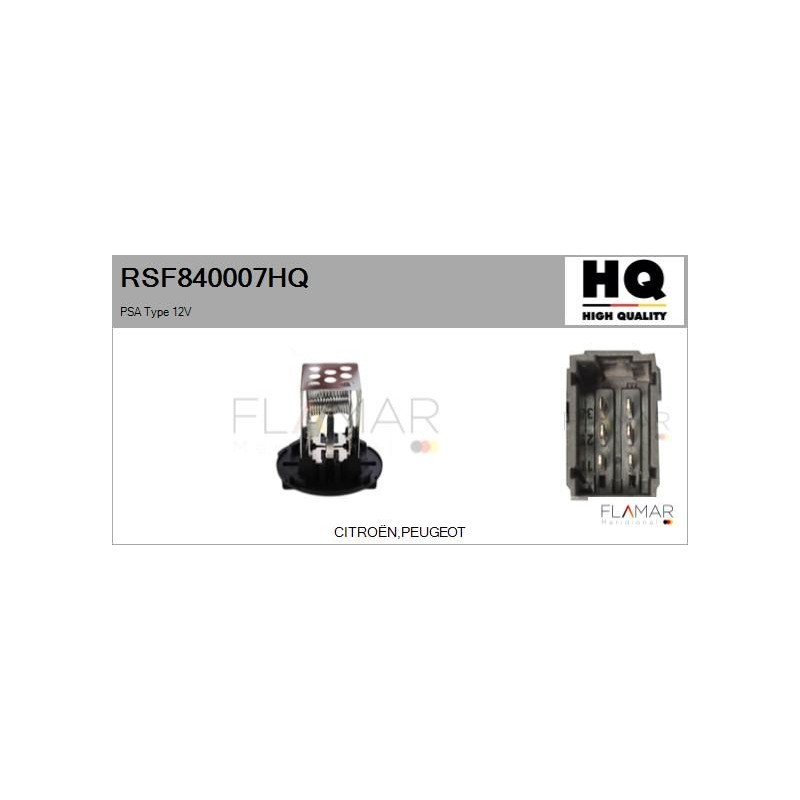 FLAMAR RSF840007HQ Resitencia, ventilador habitáculo - 1