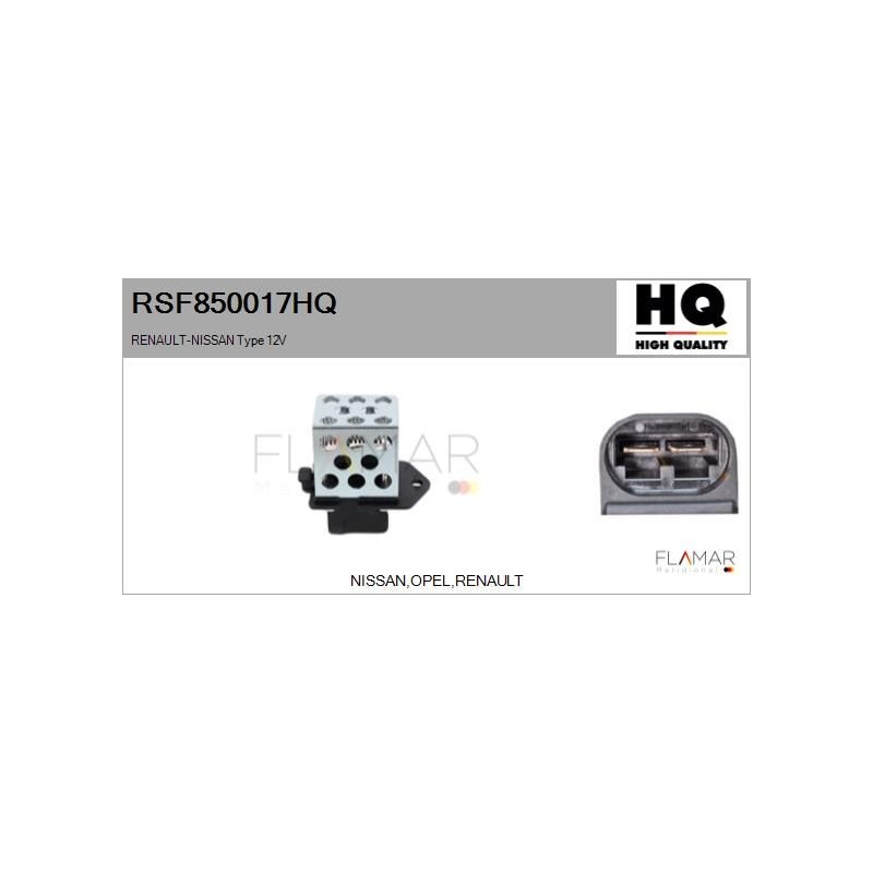 FLAMAR RSF850017HQ Resistencia serie, motor eléctrico (ventilador del radiador) - 1