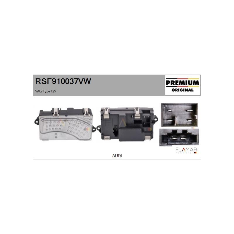 FLAMAR RSF910037VW Resitencia, ventilador habitáculo - 1