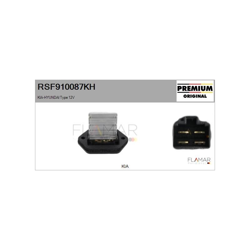 FLAMAR RSF910087KH Resitencia, ventilador habitáculo - 1