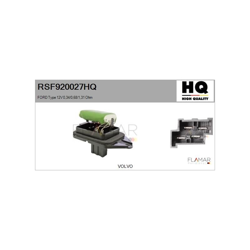 FLAMAR RSF920027HQ Resitencia, ventilador habitáculo - 1
