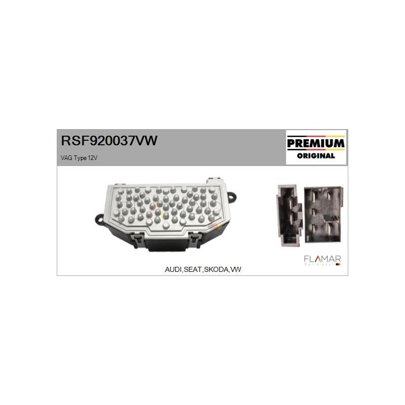 FLAMAR RSF920037VW Resitencia, ventilador habitáculo - 1