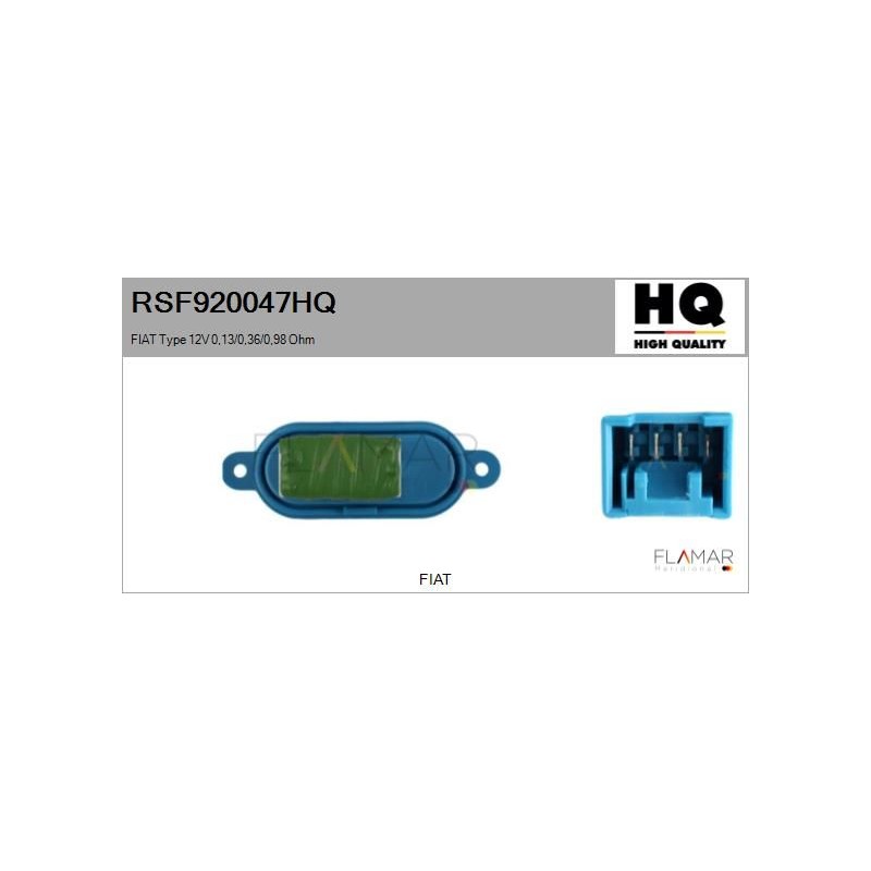 FLAMAR RSF920047HQ Resitencia, ventilador habitáculo - 1