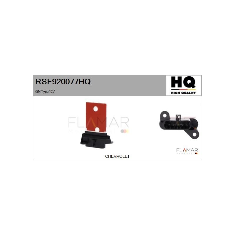 FLAMAR RSF920077HQ Resitencia, ventilador habitáculo - 1