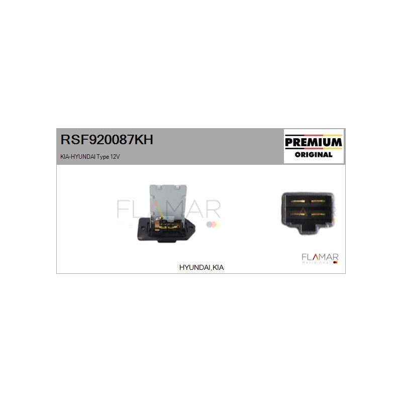 FLAMAR RSF920087KH Resitencia, ventilador habitáculo - 1