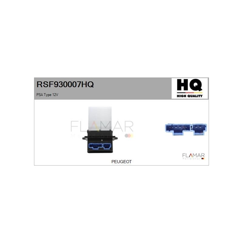 FLAMAR RSF930007HQ Resitencia, ventilador habitáculo - 1