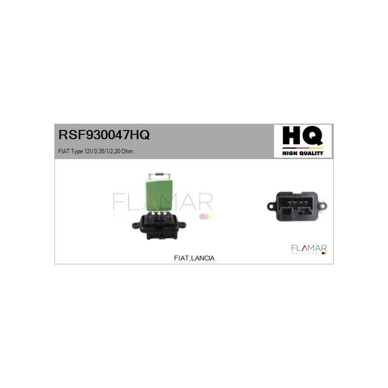FLAMAR RSF930047HQ Resitencia, ventilador habitáculo - 1