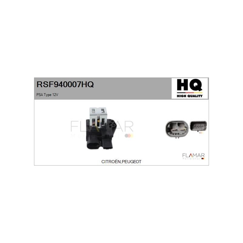 FLAMAR RSF940007HQ Resistencia serie, motor eléctrico (ventilador del radiador) - 1