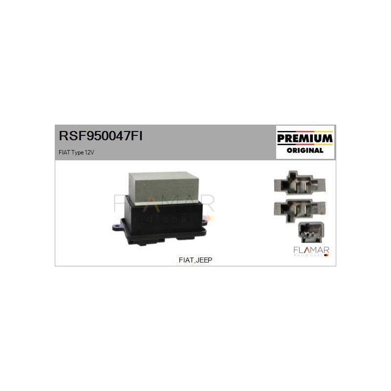 FLAMAR RSF950047FI Resitencia, ventilador habitáculo - 1